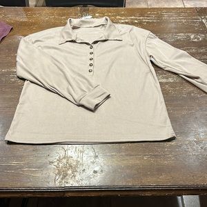 XL tan long sleeve